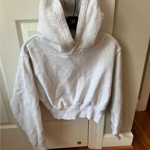 TNA Light Gray Women's Cowl Neck Sweater